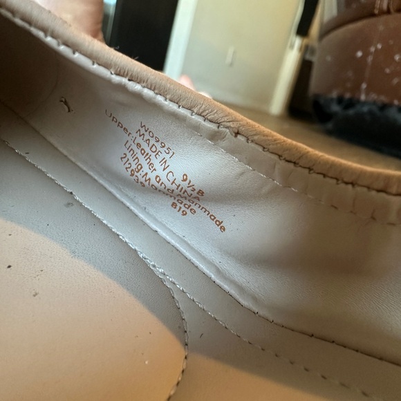 NWOT Cole Haan Women's “Emory” Wedge Ballet Flats in Nude Patent - Picture 5 of 5